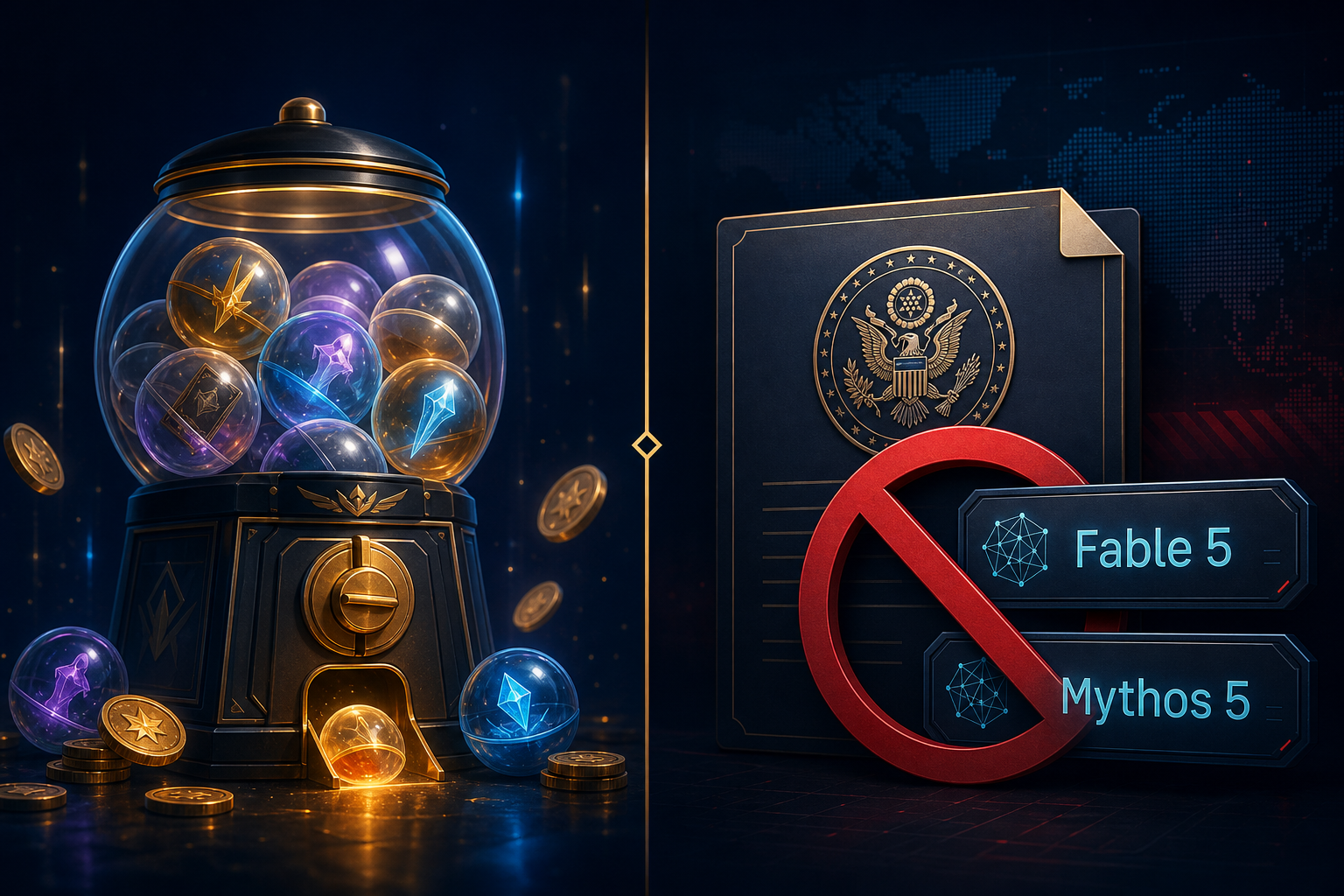 Government bans on gacha games and Anthropic Fable 5 export controls